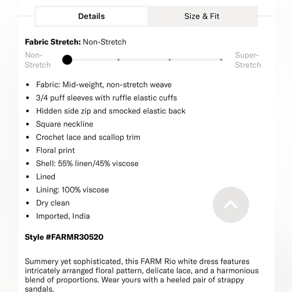 Farm Rio delicate forest scarves mini dress - Picture 4 of 5